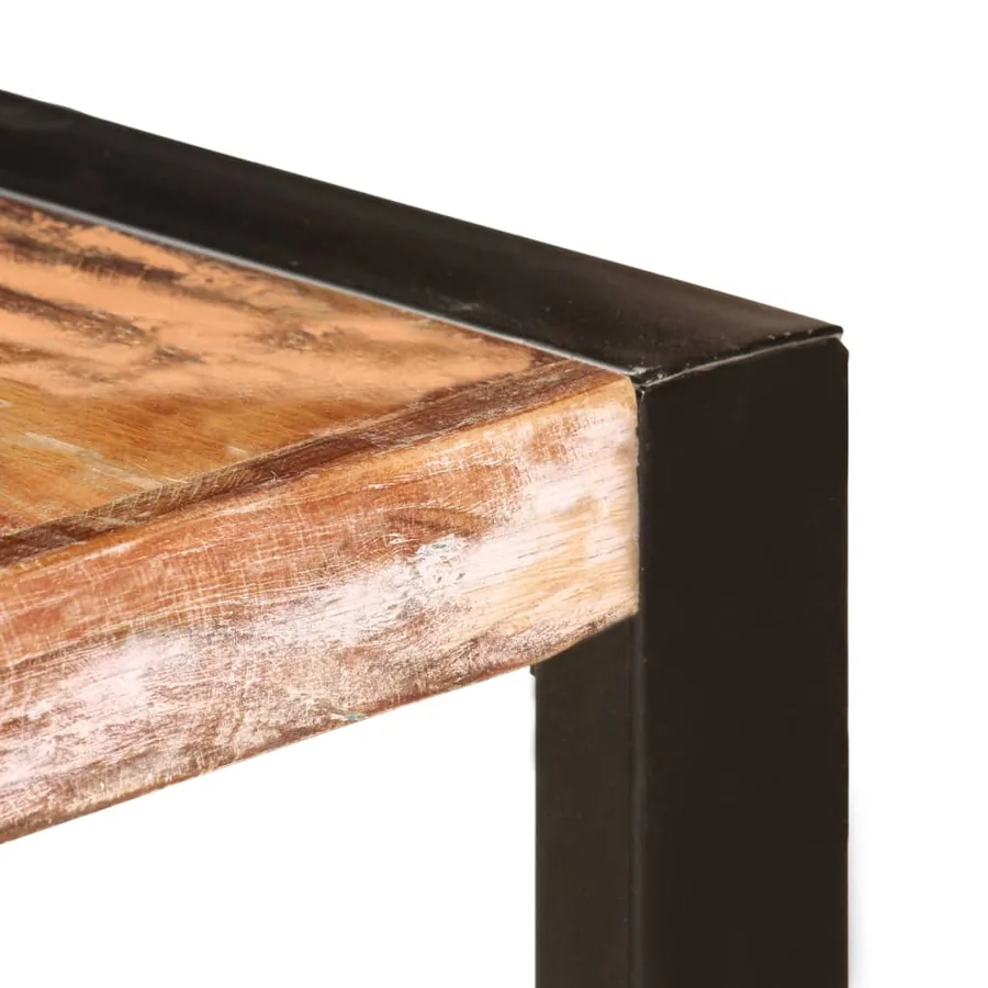 Table à dîner 200x100x75 cm Bois de récupération solide - 4