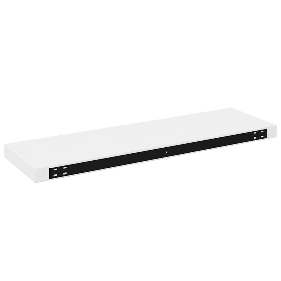 Étagère murale flottante 4 pcs Blanc brillant 80x23,5x3,8cm MDF - 9