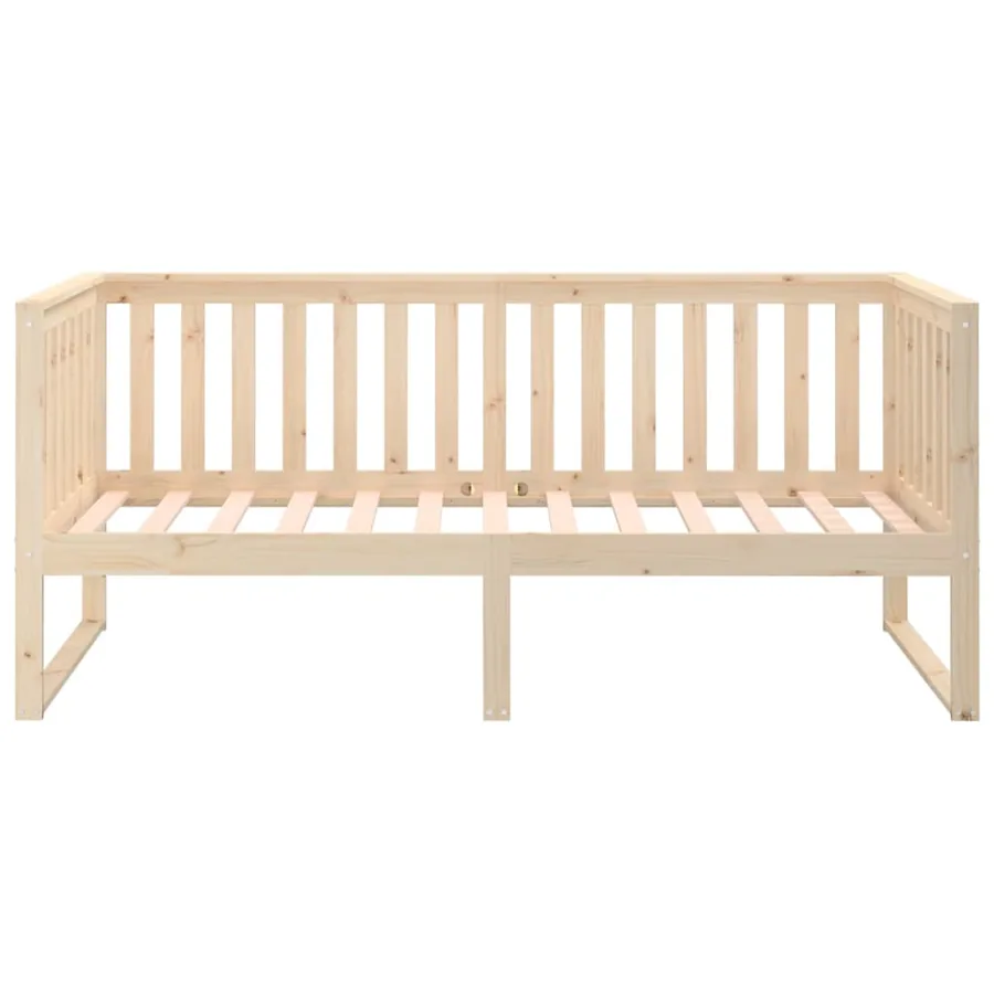 Lit de jour sans matelas 90x190 cm bois de pin massif - 8