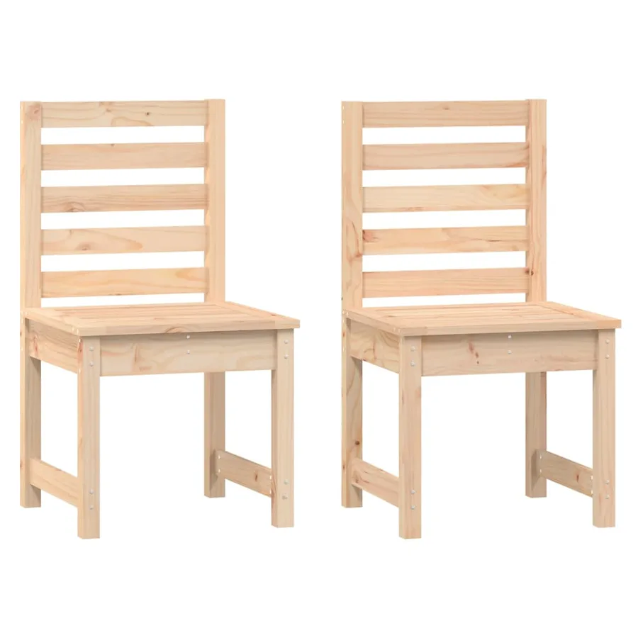 Ensemble à manger de jardin 7 pcs bois massif de pin - 6