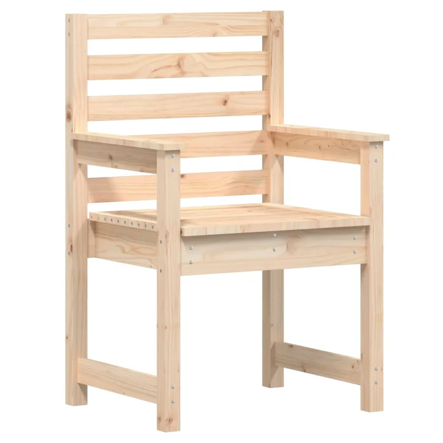 Ensemble à manger de jardin 7 pcs bois massif de pin - 7
