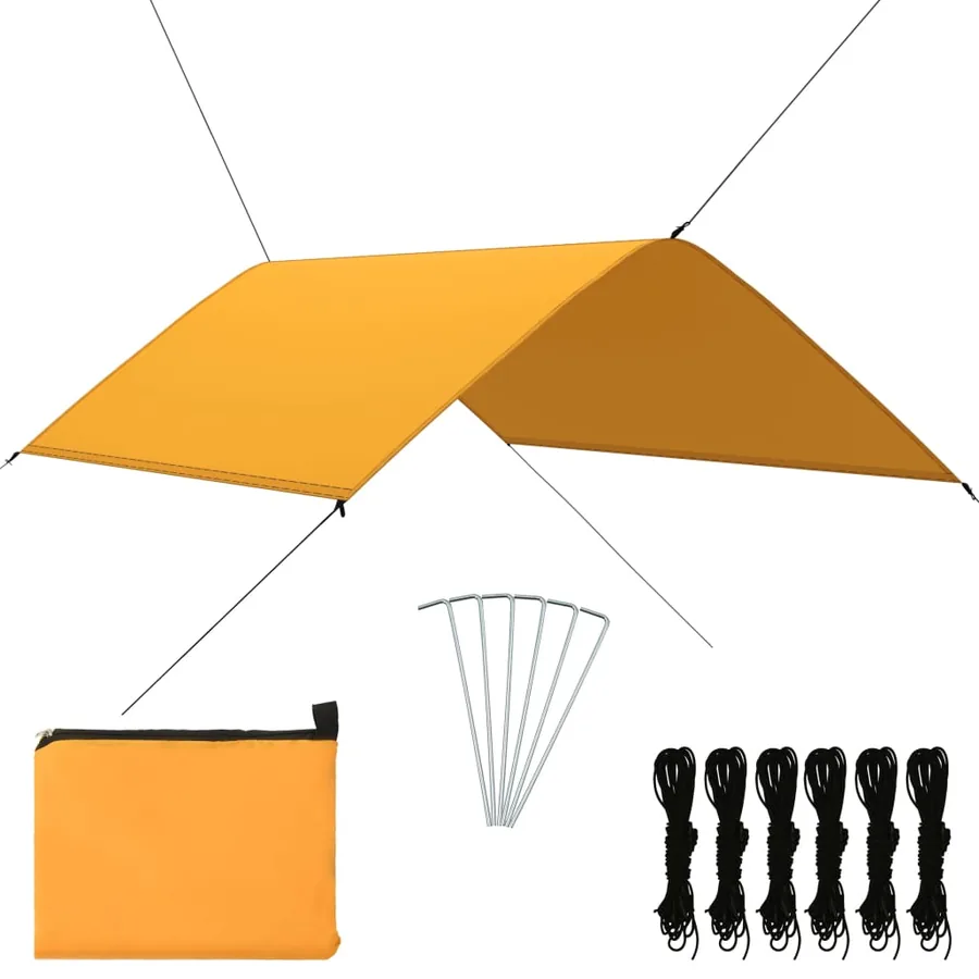 Bâche d'extérieur 3x2 m Jaune