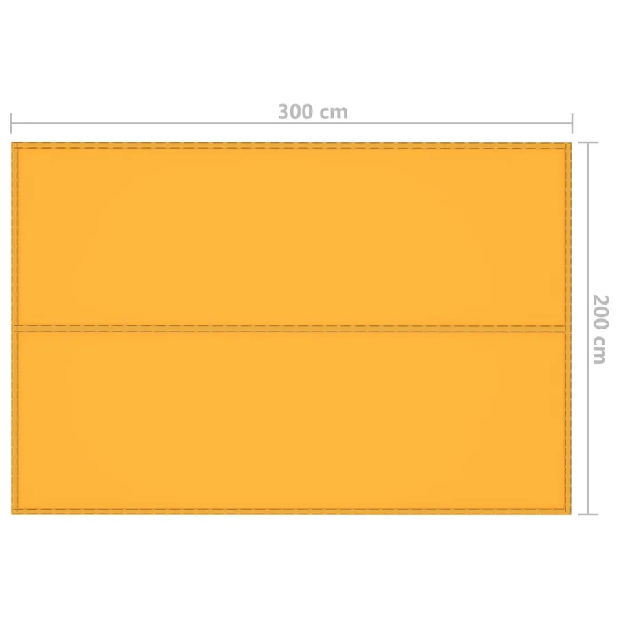 Bâche d'extérieur 3x2 m Jaune - 7