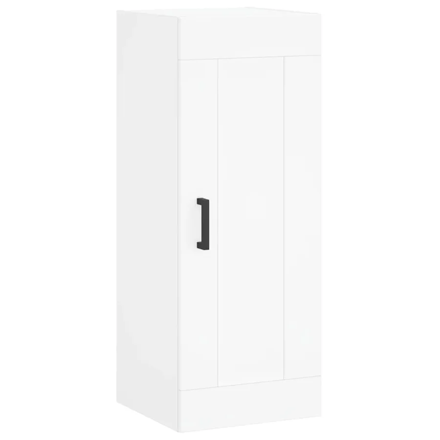 Armoire murale blanc 34,5x34x90 cm bois d'ingénierie - 2