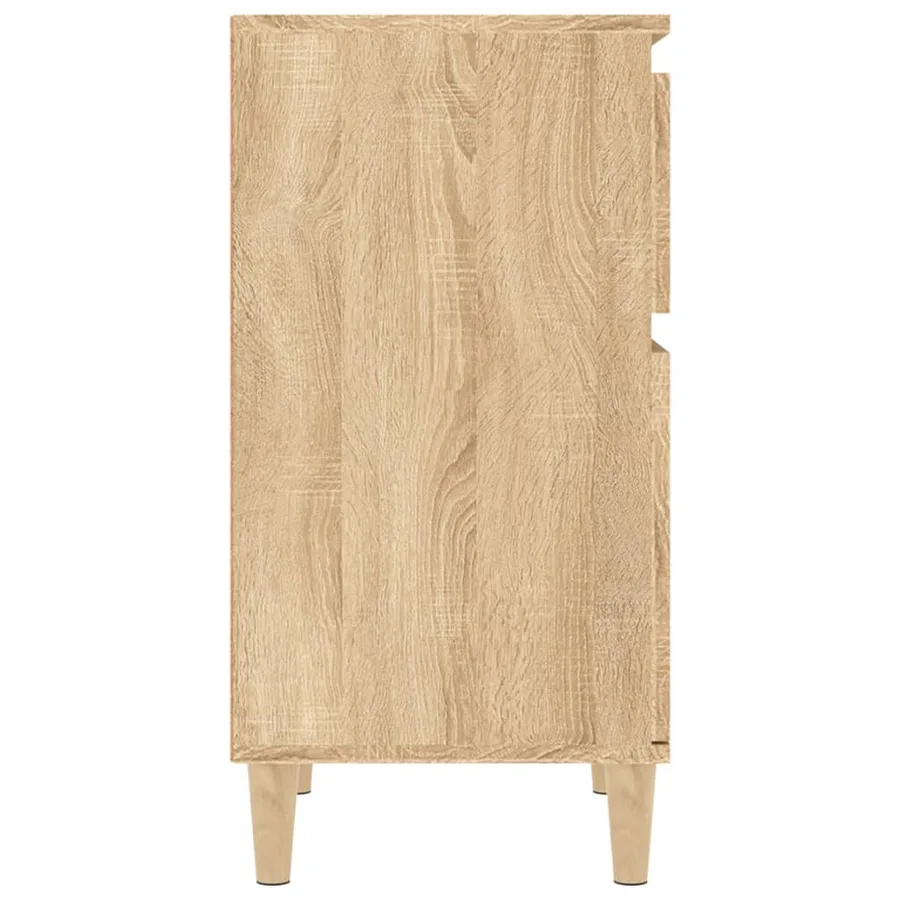 Table de chevet chêne sonoma 40x35x70 cm - 7