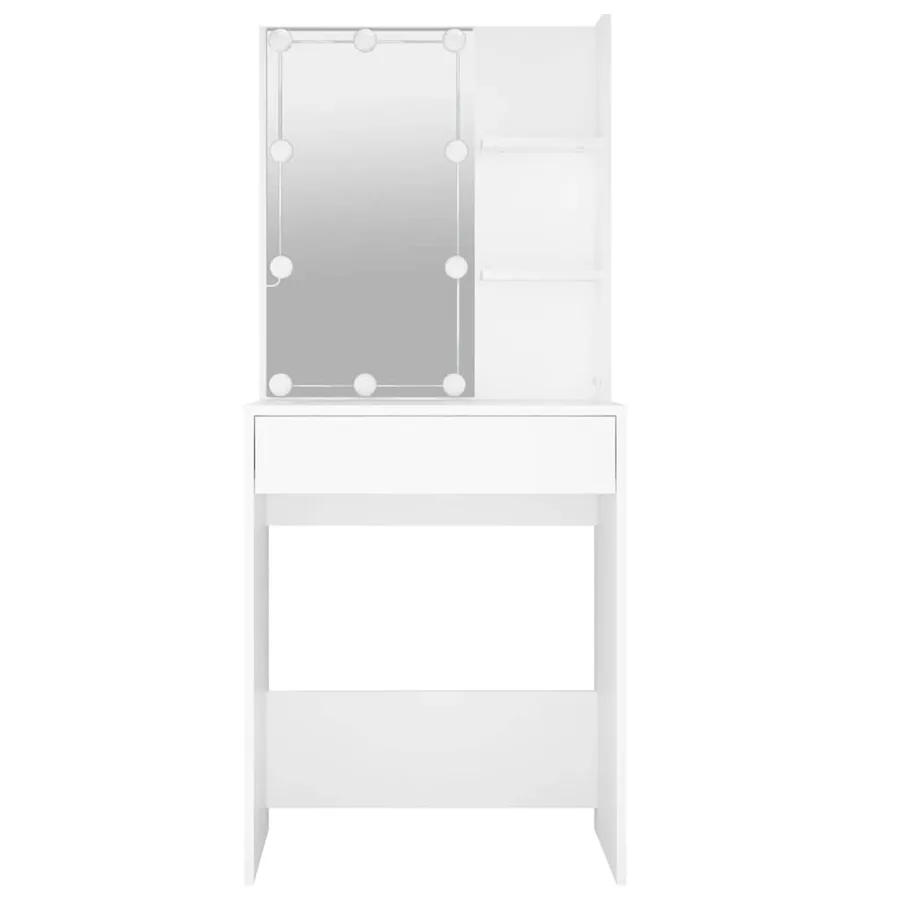 Coiffeuse avec LED blanc 60x40x140 cm - 5