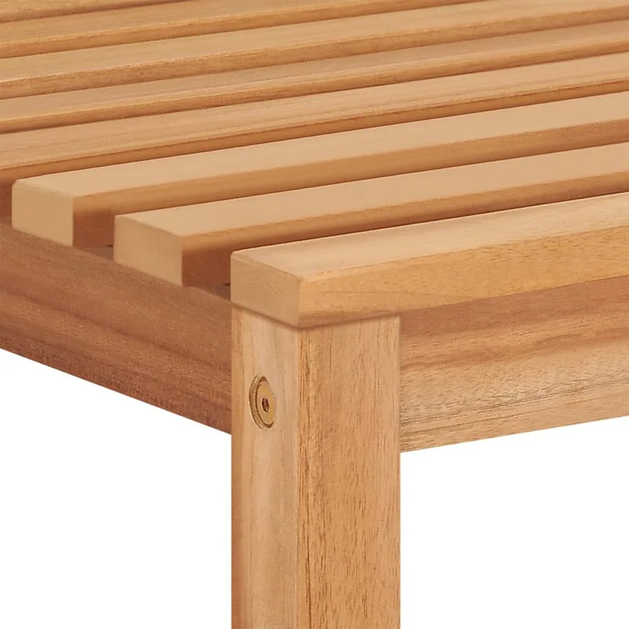 Ensemble à manger de jardin 5pcs Bois de teck massif - 6