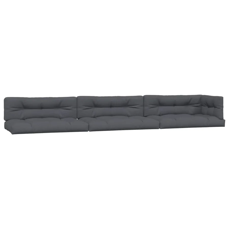 Coussins de palette lot de 7 anthracite tissu - 2