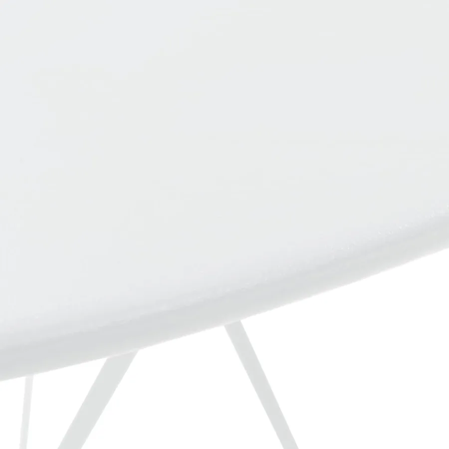 Mobilier de bistro 3 pcs Acier Blanc - 3