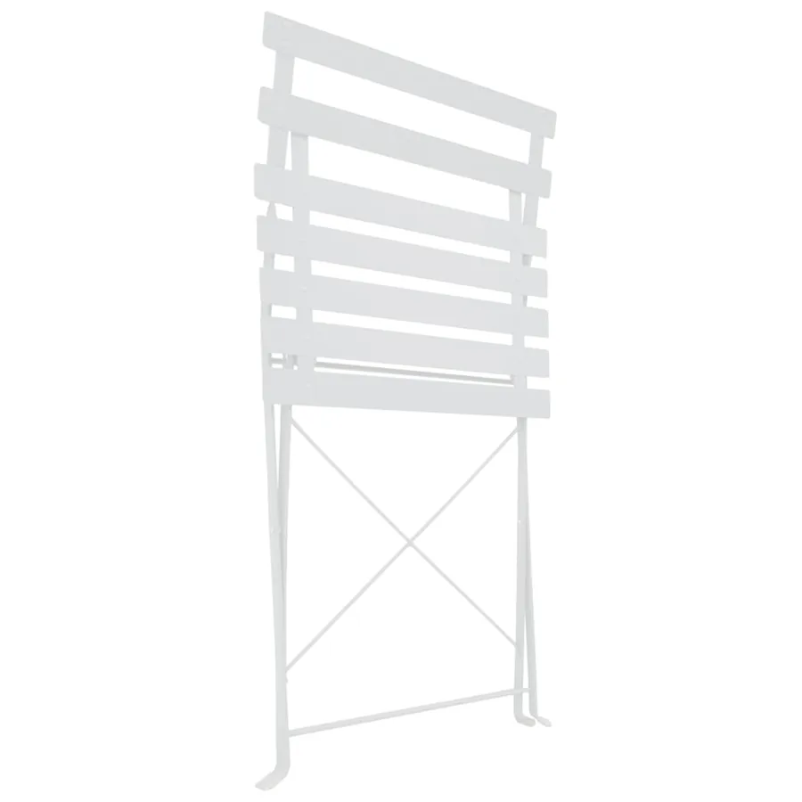 Mobilier de bistro 3 pcs Acier Blanc - 6