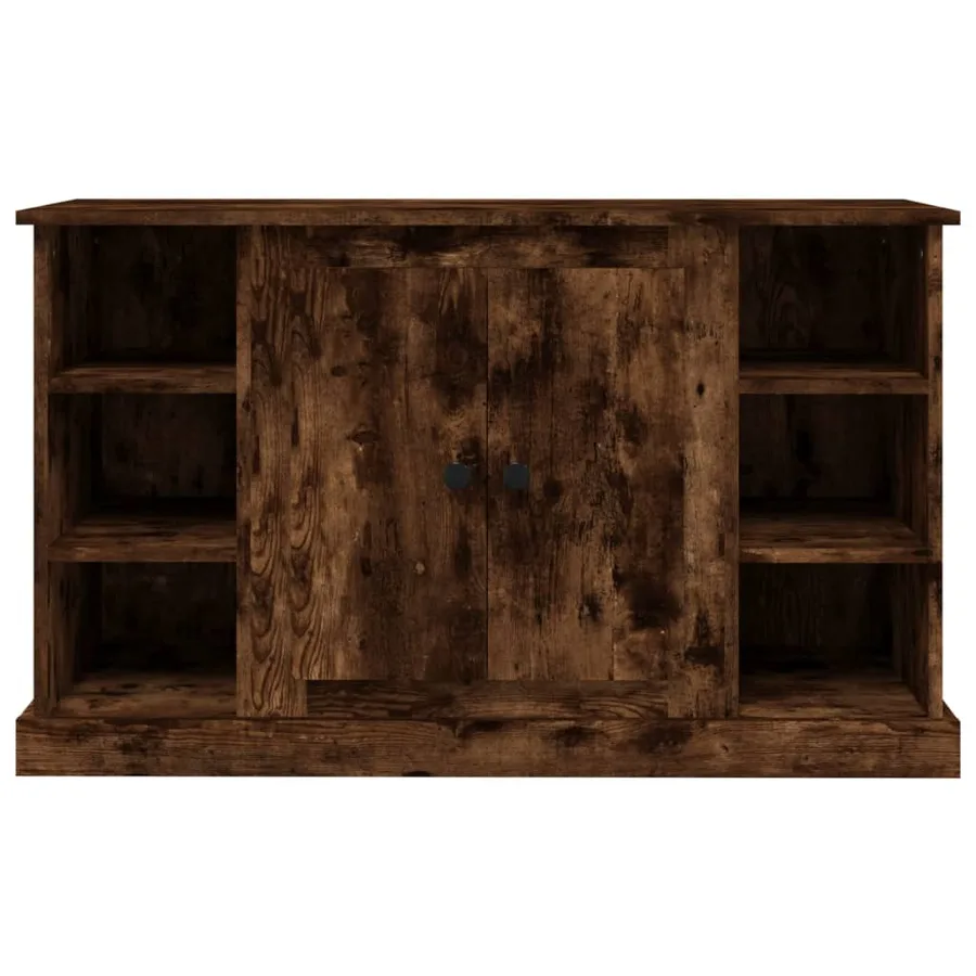 Buffet Chêne fumé 100x35,5x60 cm Bois d'ingénierie - 6
