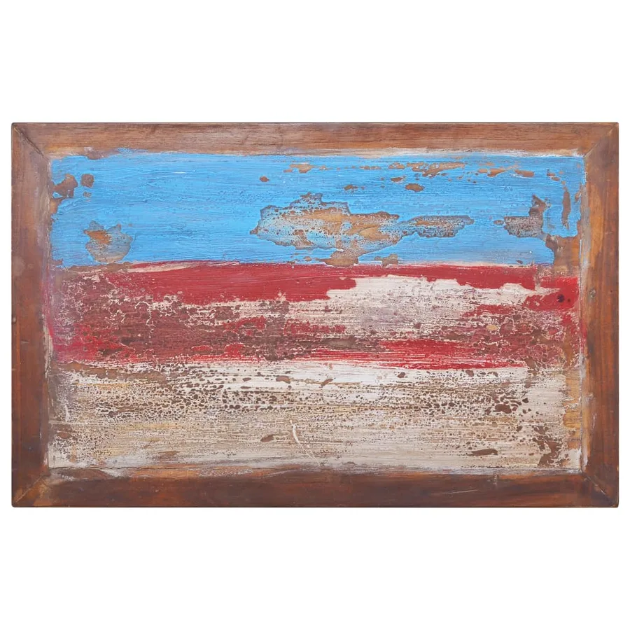 Table basse 80x50x40 cm Bois de teck récupéré - 6