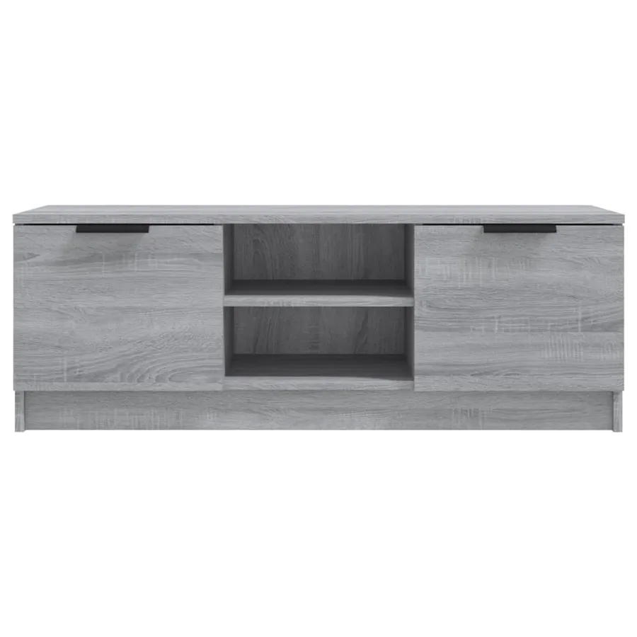 Meuble TV Sonoma gris 102x35x36,5 cm Bois d'ingénierie - 3