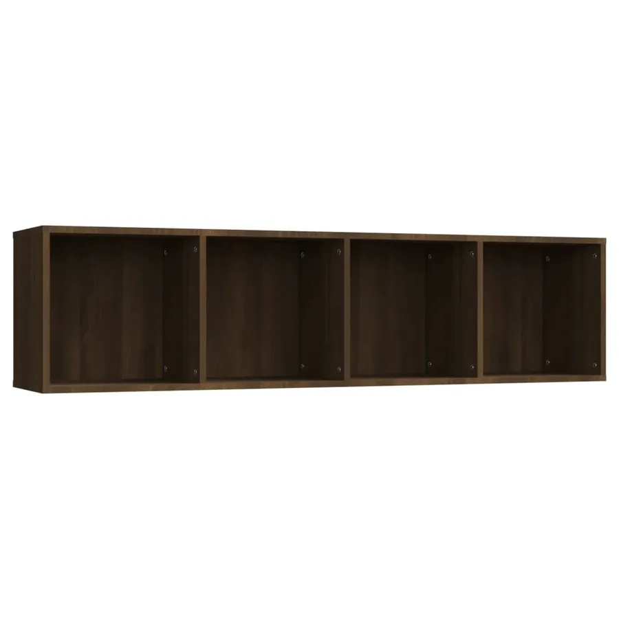 Bibliothèque/Meuble TV Chêne marron 143x30x36cm Bois ingénierie - 2
