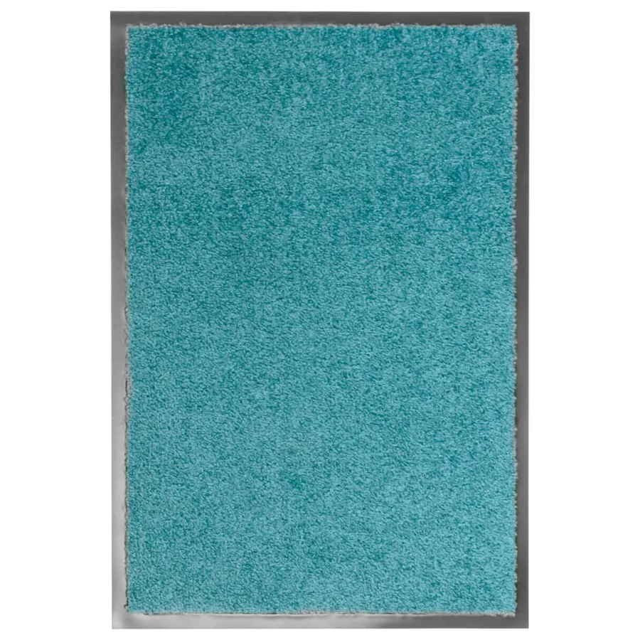 Paillasson lavable Cyan 40x60 cm