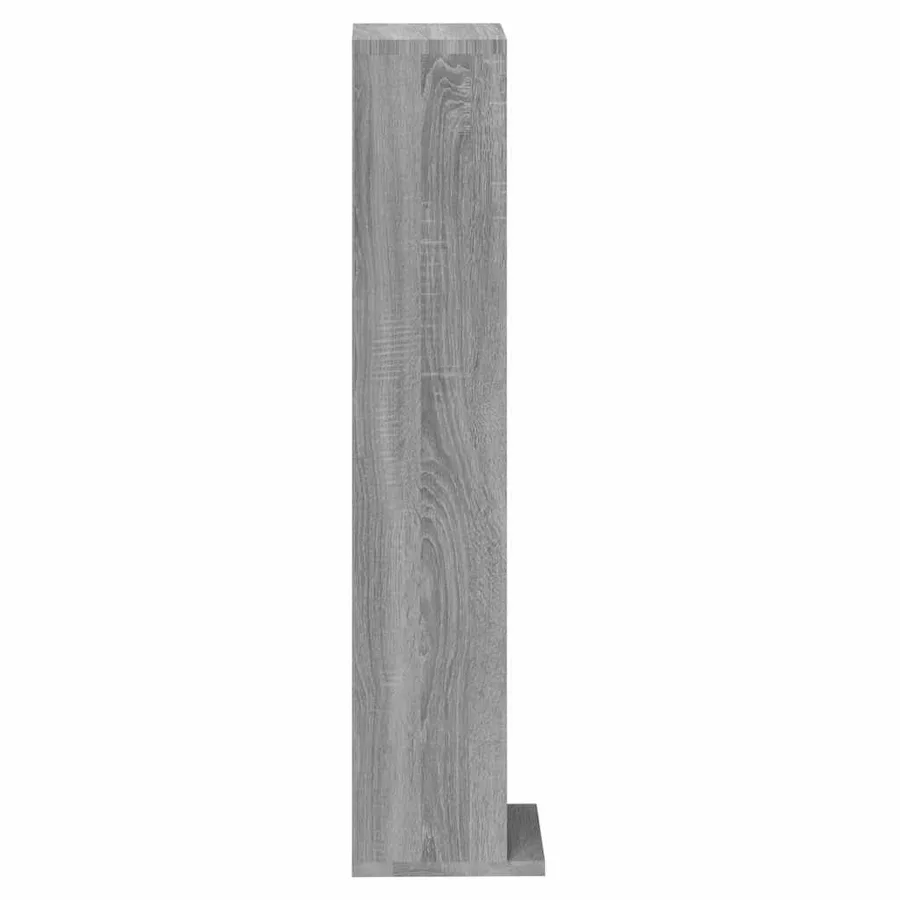 Armoire à CD Sonoma gris 21x20x88 cm Bois d'ingénierie - 6