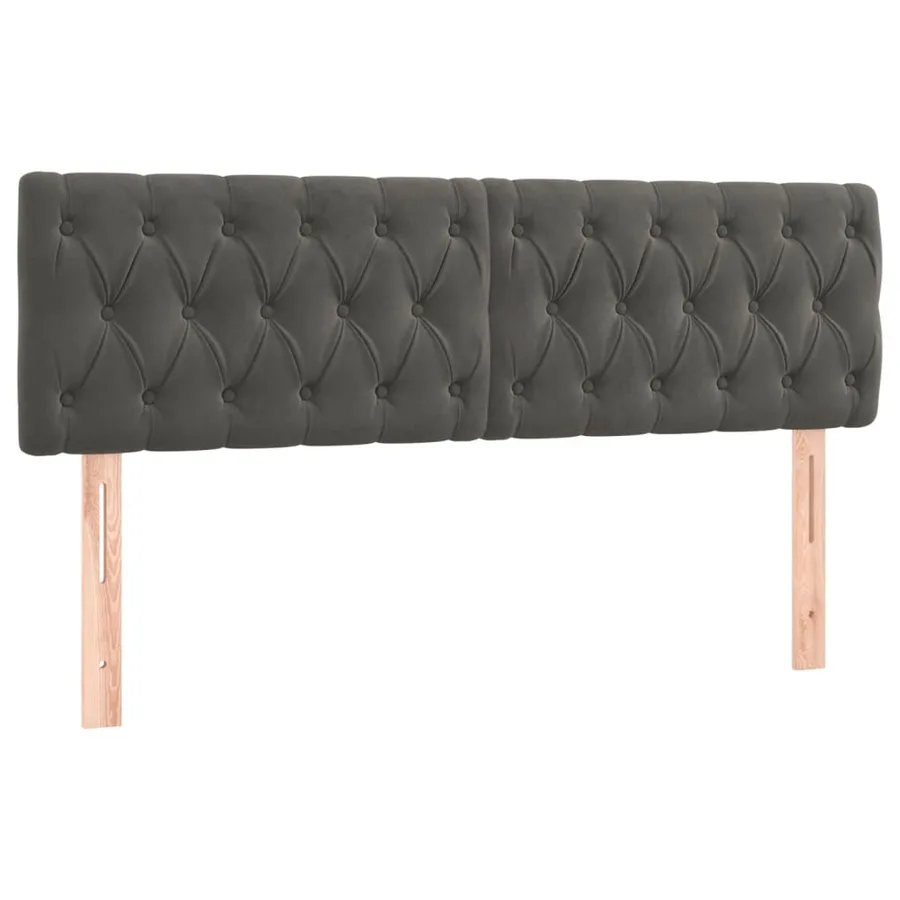 Sommier à lattes de lit avec matelas LED Gris foncé 160x200 cm - 7