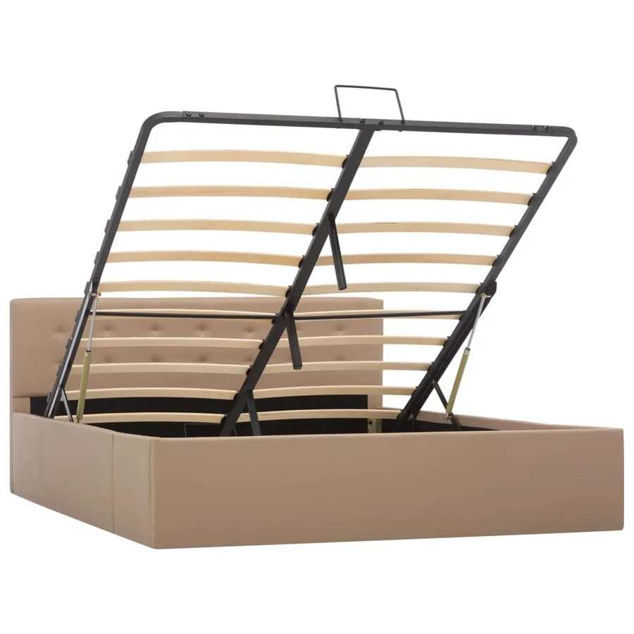 Cadre de lit à rangement hydraulique sans matelas 140x200 cm - 2