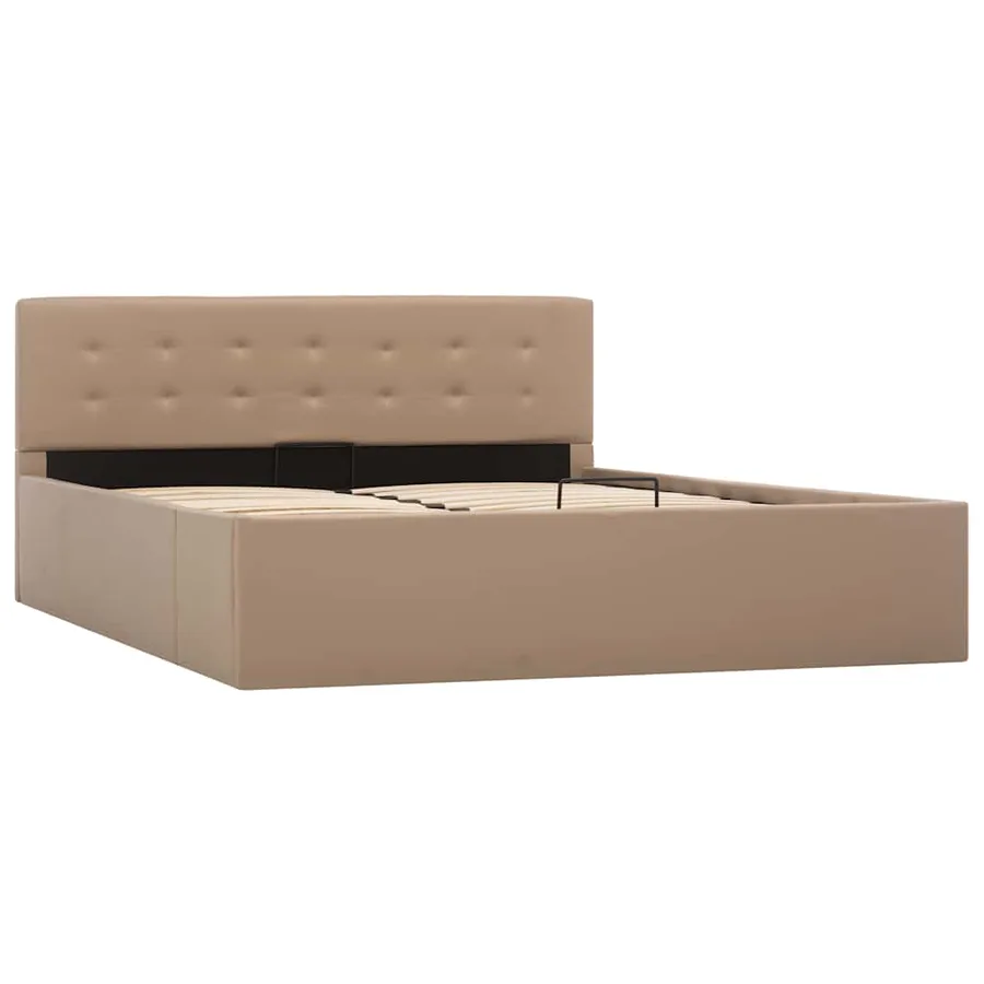 Cadre de lit à rangement hydraulique sans matelas 140x200 cm - 3