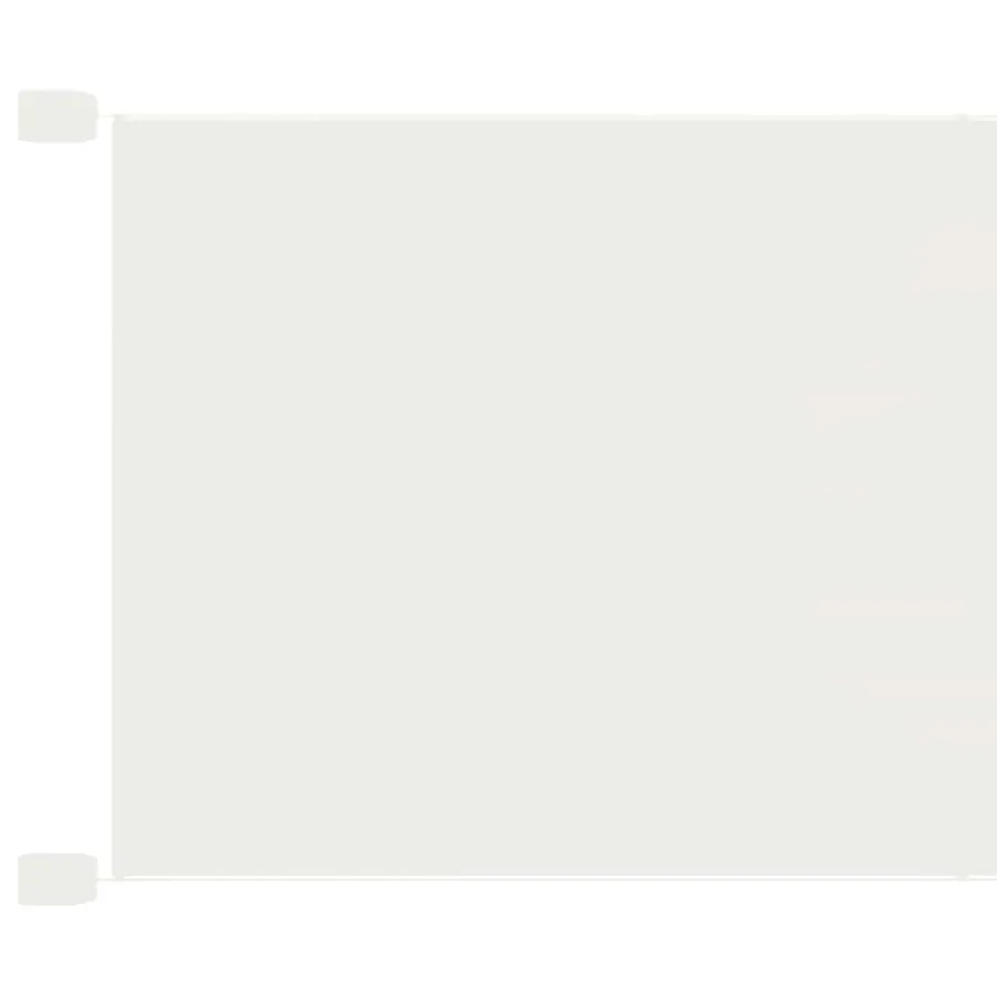 Auvent vertical Blanc 140x420 cm Tissu oxford - 2