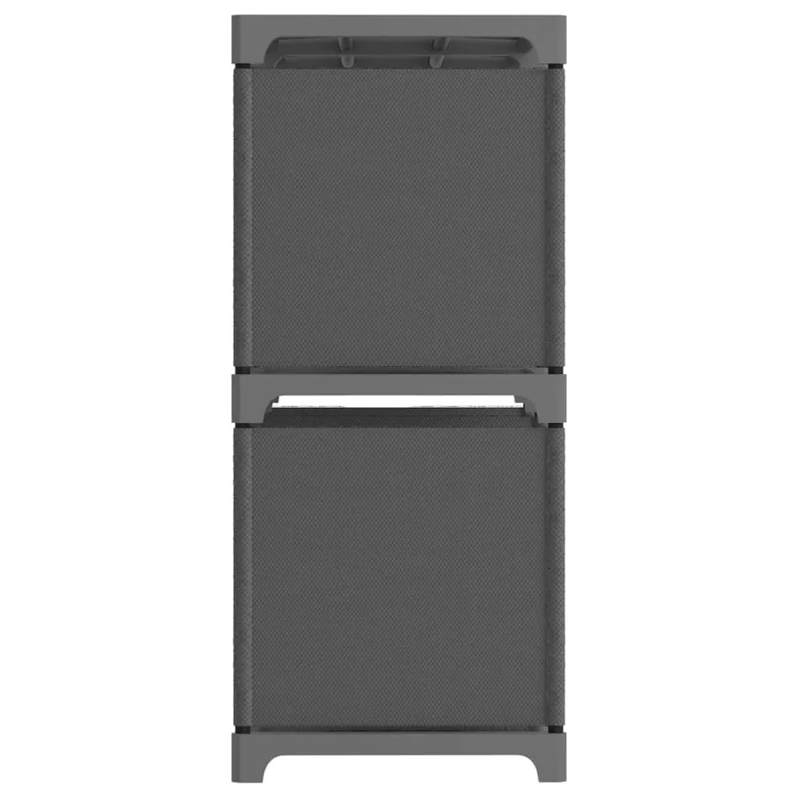 Étagère d'affichage 5 cubes Gris 103x30x72,5 cm Tissu - 3
