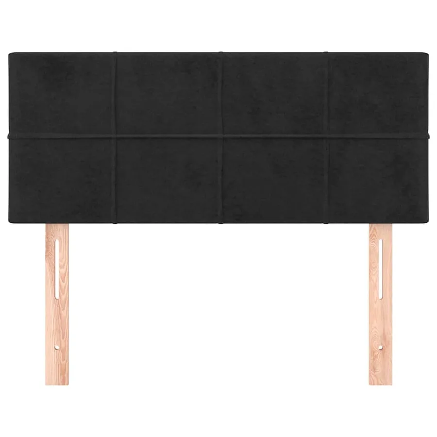 Tête de lit Noir 90x5x78/88 cm Velours - 3