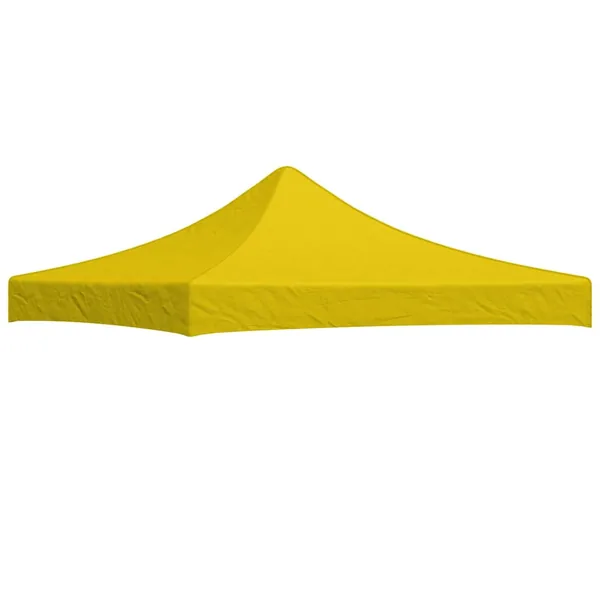 Toit de tente de réception 3x3 m Jaune 270 g/m²