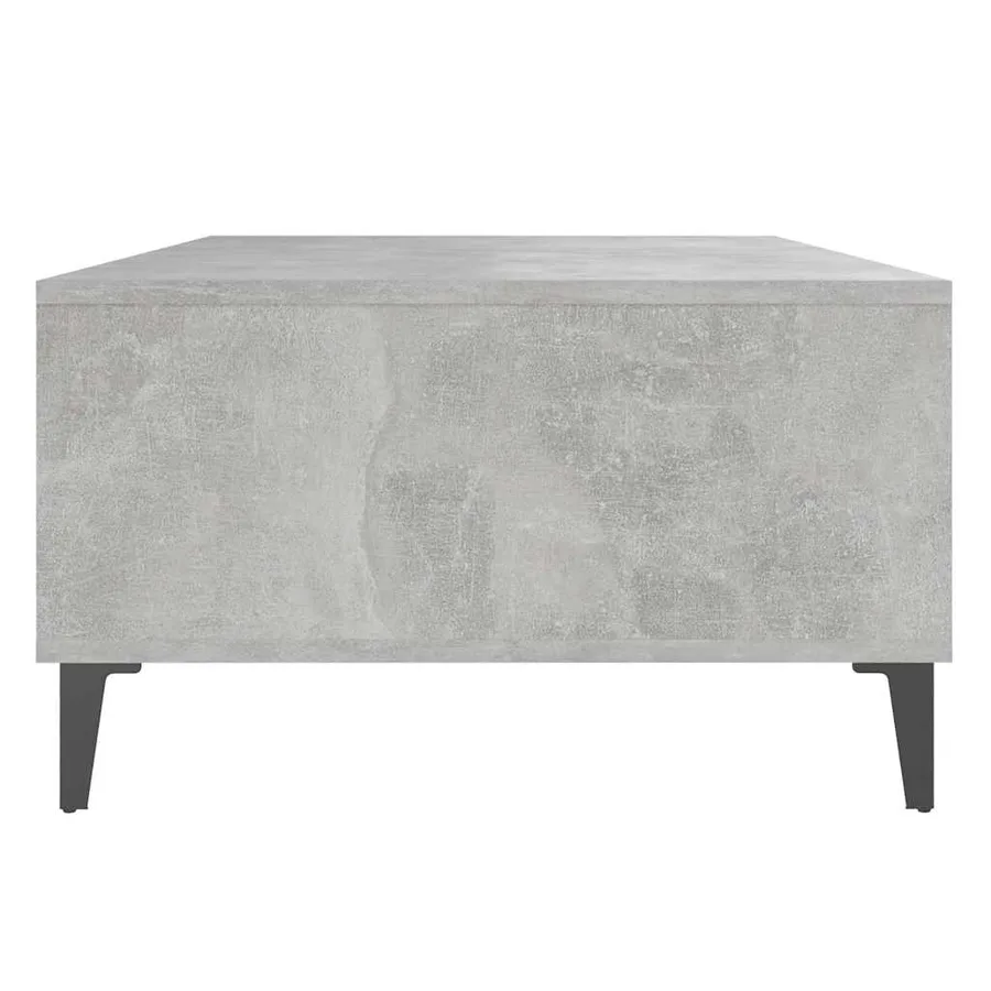 Table basse gris béton 103,5x60x35 cm bois d'ingénierie - 6