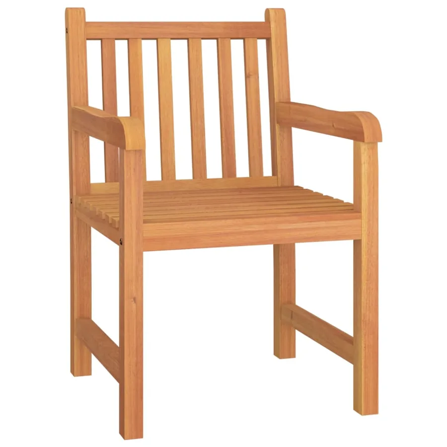 Ensemble à manger de jardin 5pcs Bois de teck massif - 5