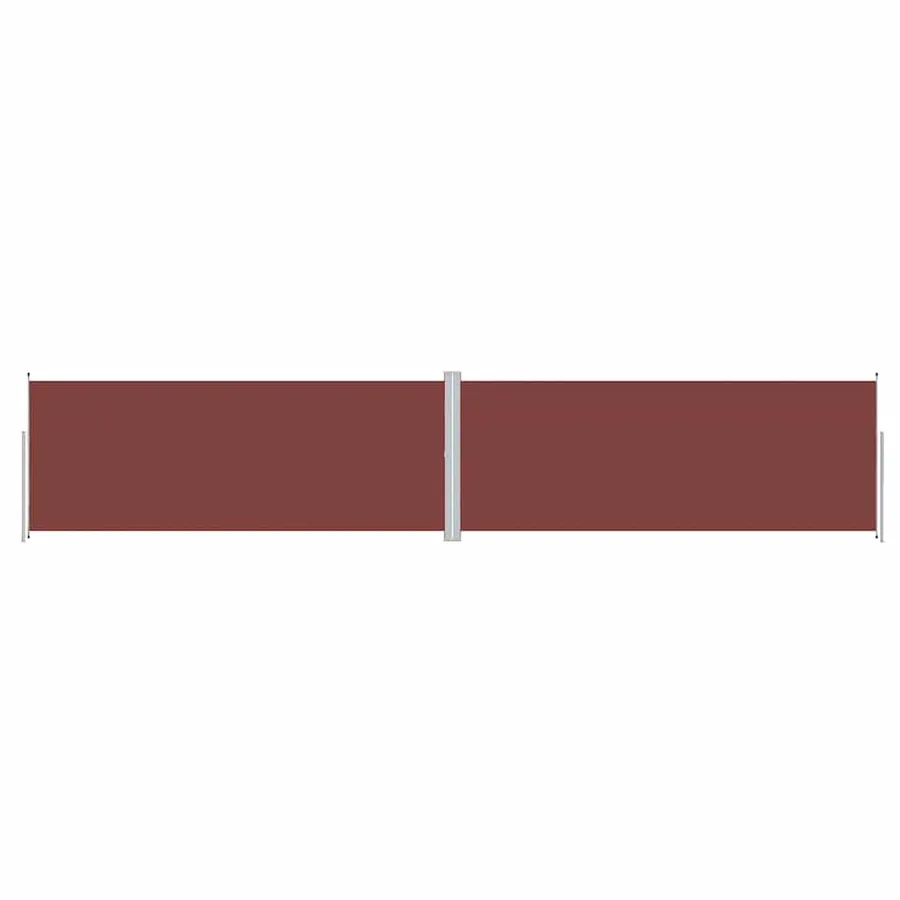 Auvent latéral rétractable Marron 200x1000 cm - 2