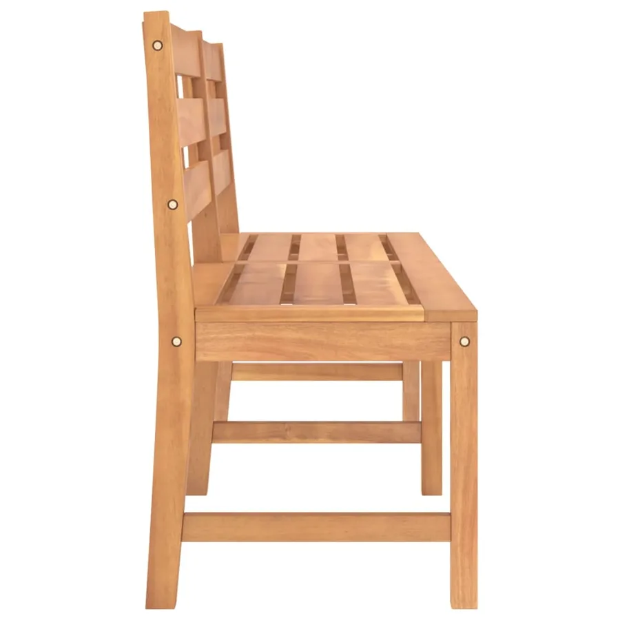 Banc de jardin 180 cm bois de teck solide - 4