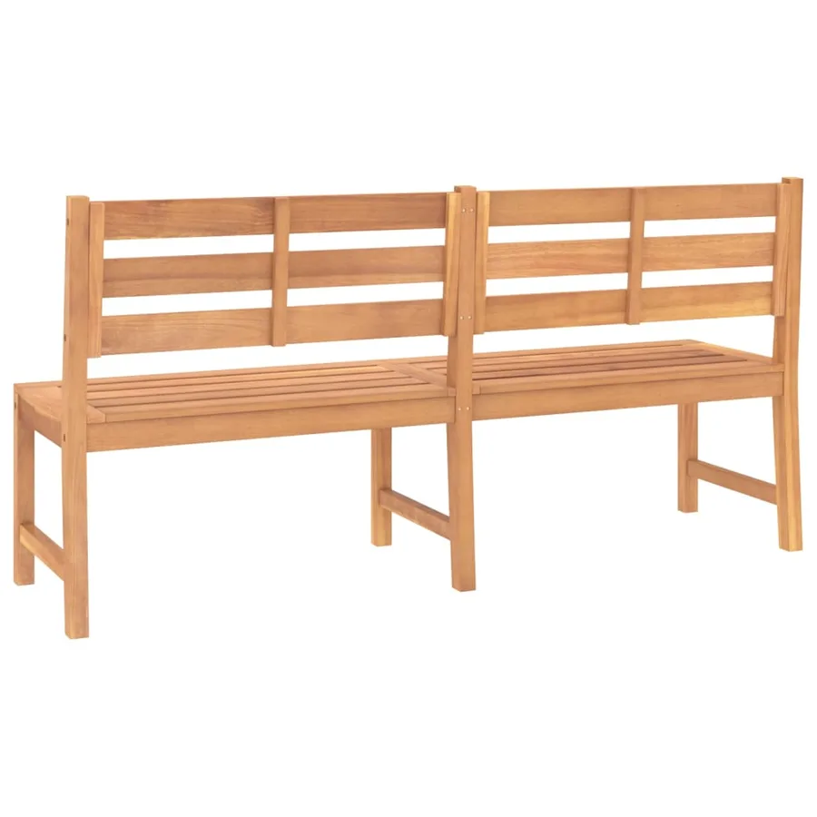 Banc de jardin 180 cm bois de teck solide - 5