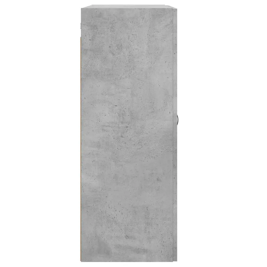 Armoires murales 2 pcs gris béton bois d'ingénierie - 7