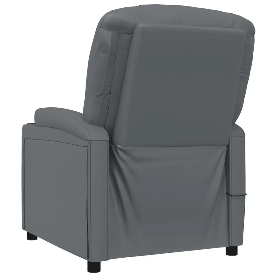 Fauteuil de massage Anthracite Similicuir - 5