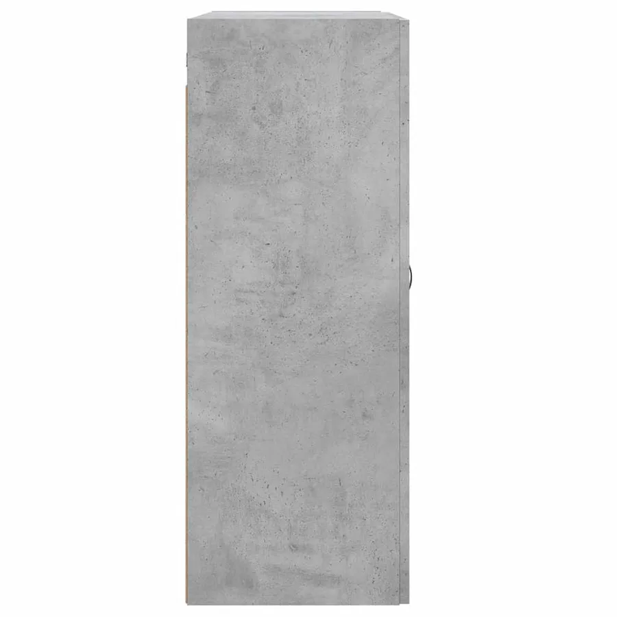 Armoire murale gris béton 69,5x34x90 cm bois d'ingénierie - 8