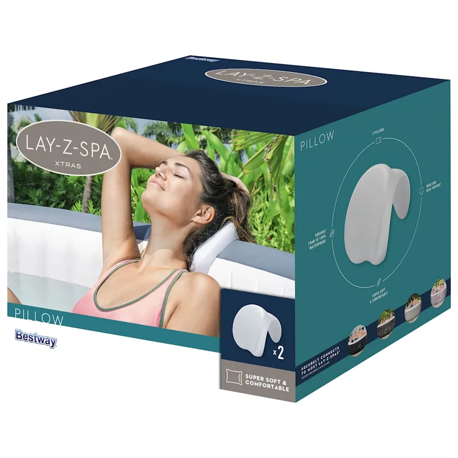 Bestway Oreiller Lay-Z-Spa 25x19,5x17,5 cm - 4