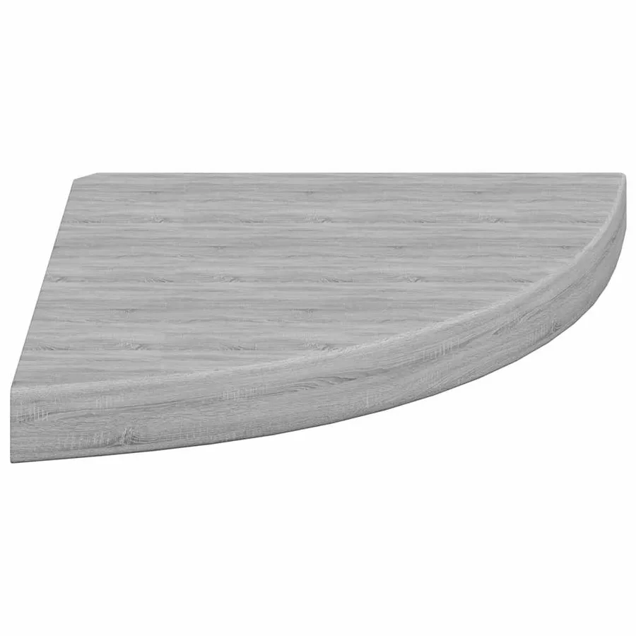 Étagères d'angle murales 2 pcs Gris béton 35x35x3,8 cm MDF - 7
