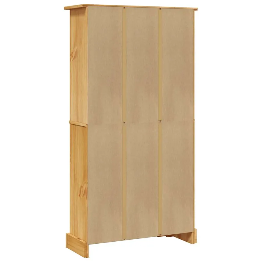 Bibliothèque 4 niveaux Gamme Corona Pin mexicain 80x29x150 cm - 5