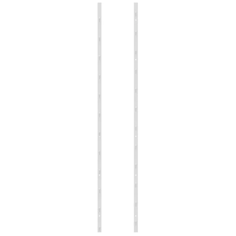 Casier à vin mural pour 36 bouteilles 2 pcs Blanc Fer - 6