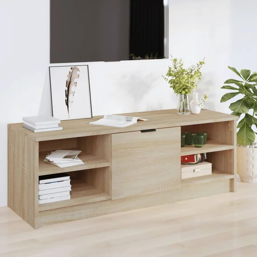 Meuble TV Chêne sonoma 102x35,5x36,5 cm Bois d'ingénierie