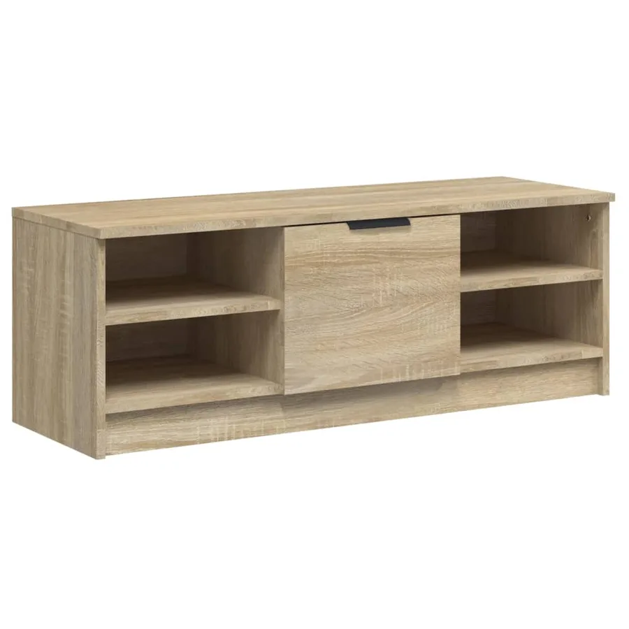Meuble TV Chêne sonoma 102x35,5x36,5 cm Bois d'ingénierie - 2
