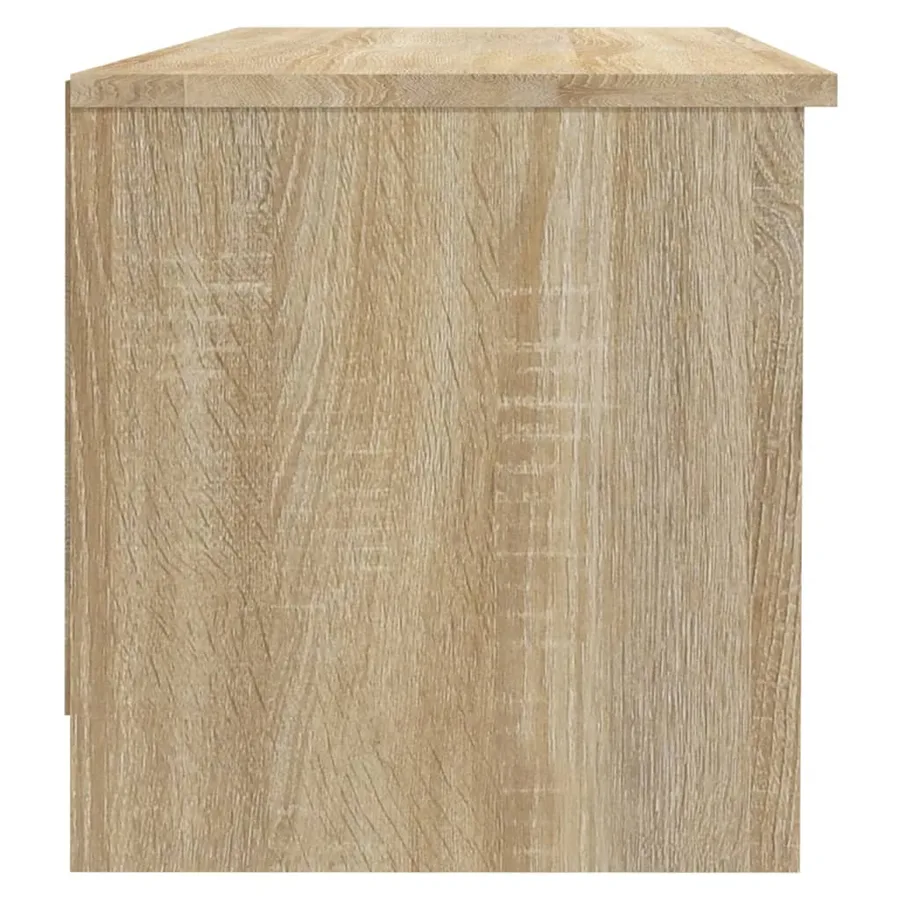 Meuble TV Chêne sonoma 102x35,5x36,5 cm Bois d'ingénierie - 7