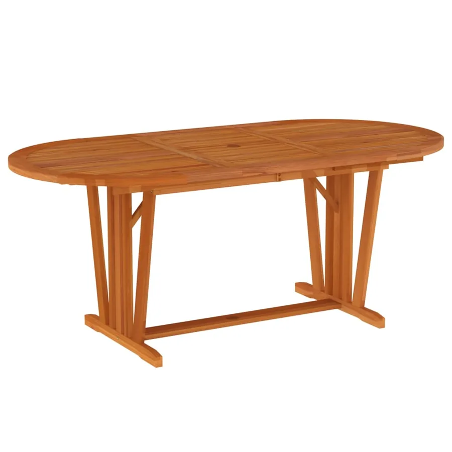 Ensemble à manger de jardin 7 pcs Bois d'eucalyptus massif - 6