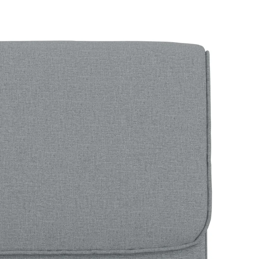 Chaise longue Gris clair 55x64x80 cm Tissu - 6