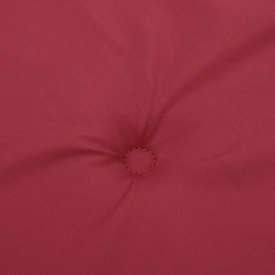 Coussins de chaise à dossier haut lot de 6 rouge bordeaux - 8