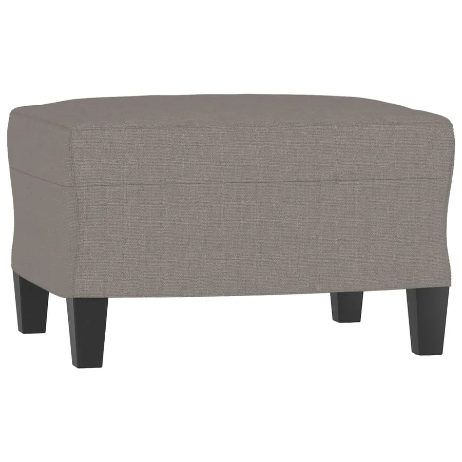 Repose-pied Taupe 60x50x41 cm Tissu - 2
