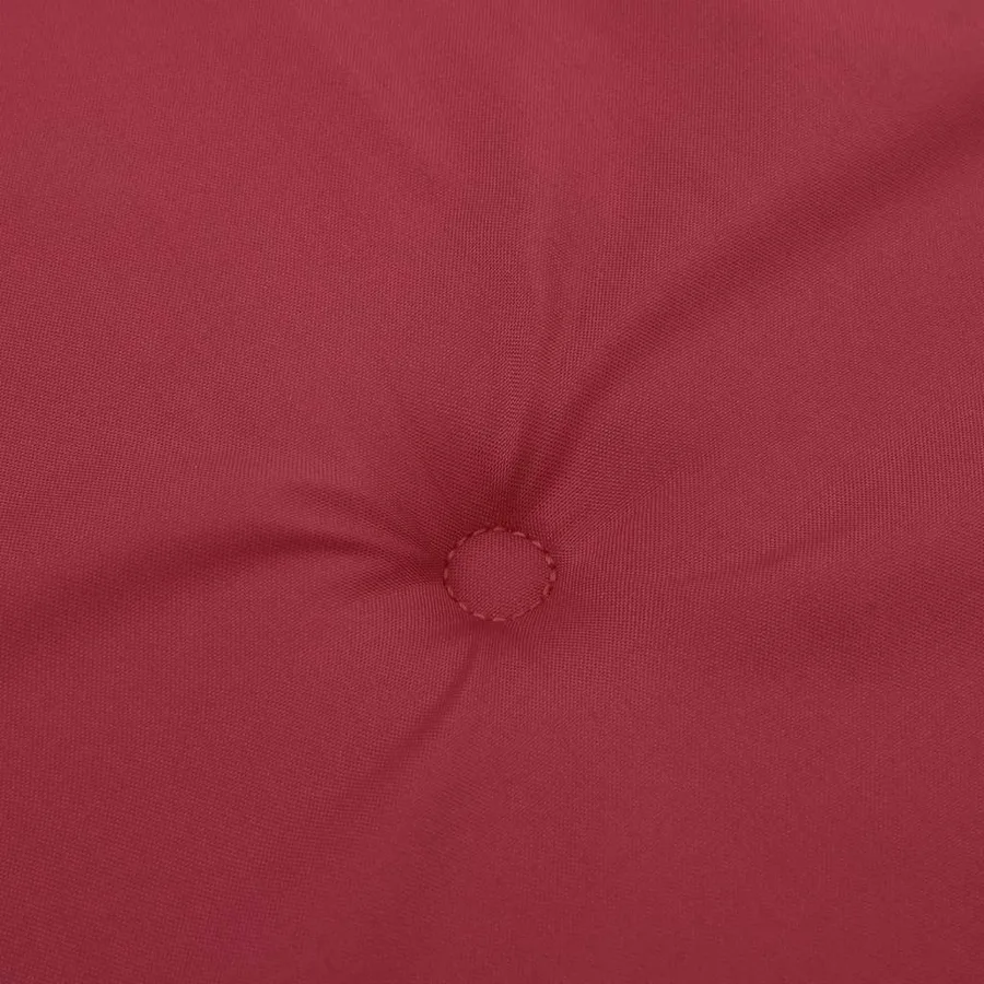 Coussins de chaise à dossier haut lot de 2 rouge bordeaux - 8