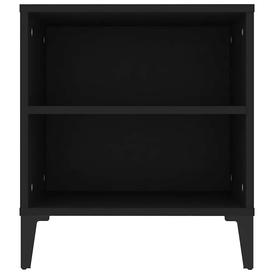 Meuble TV Noir 102x44,5x50 cm Bois d'ingénierie - 8
