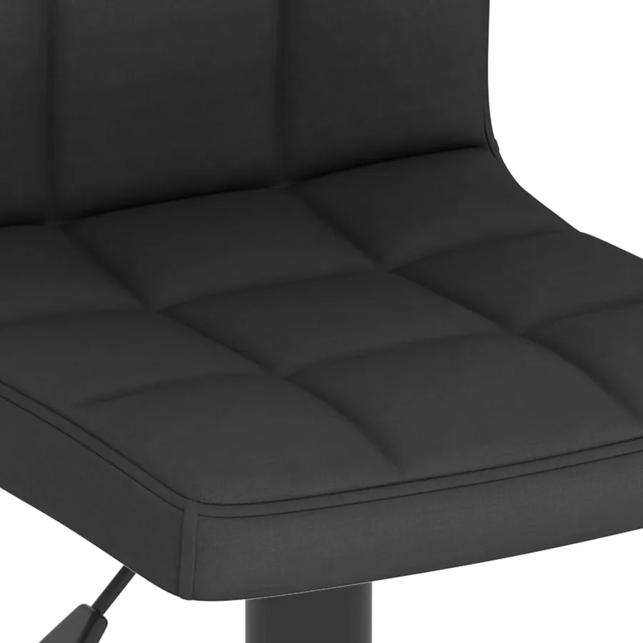 Tabouret de bar Noir Tissu - 7