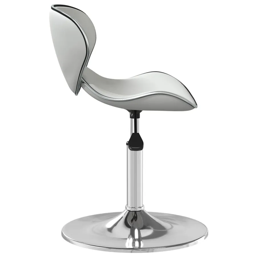 Tabouret de bar Blanc Similicuir - 4